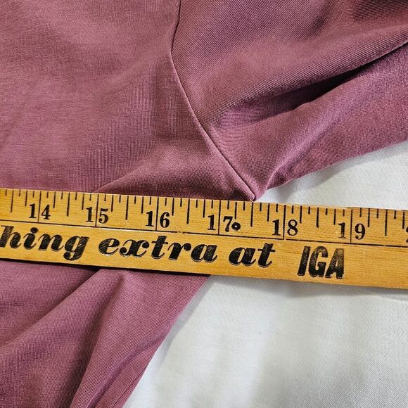 EUC LIKE NEW PINK VICTORIA'S SECRET MAEVE SURPLICE SEMI CROP LONGSLEEVES TOP S - Picture 15 of 16